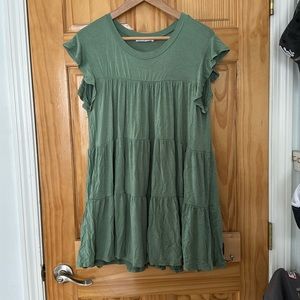 Sage Green Emory Park Mini Dress